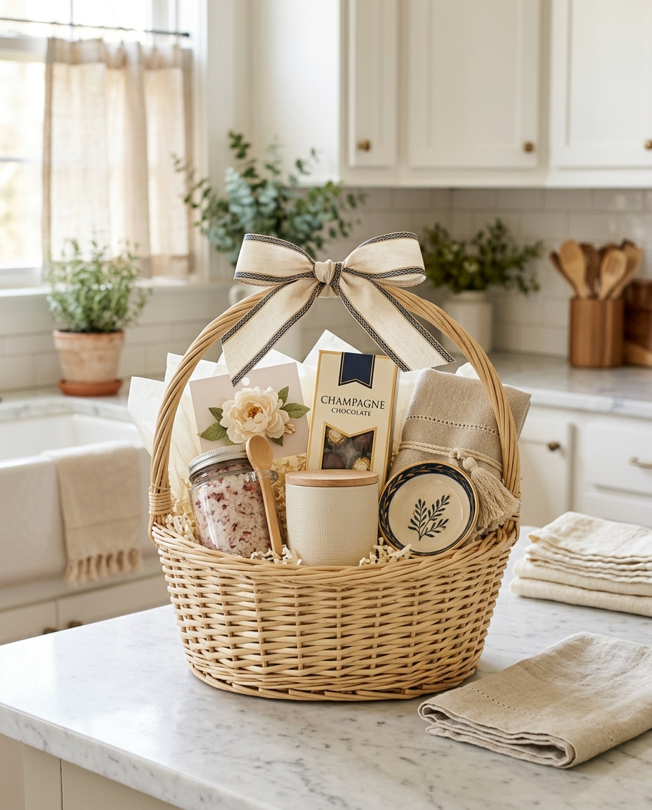Bridal Blossom Basket — gift basket by The Gifting Garden